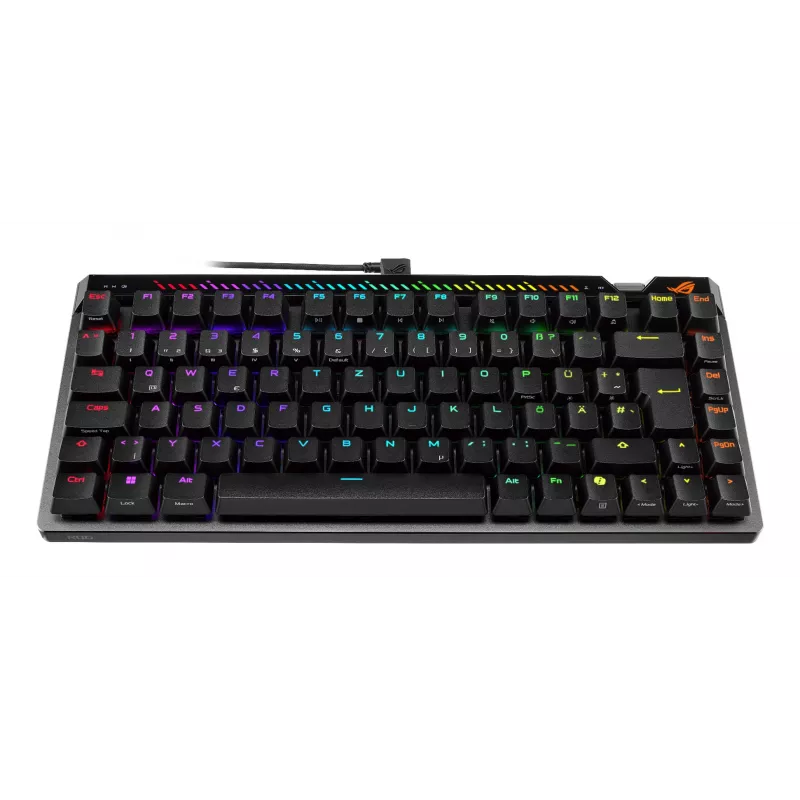 Mechaniczna klawiatura gamingowa ASUS ROG Falchion Ace 75% — USB, przełączniki magnetyczno-mechaniczne, RGB, czarna