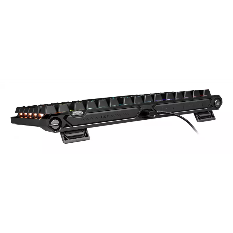 Mechaniczna klawiatura gamingowa ASUS ROG Falchion Ace 75% — USB, przełączniki magnetyczno-mechaniczne, RGB, czarna