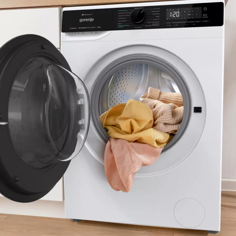 Gorenje WD2PA854ADW/DE pralko-suszarka Wolnostojąca Ładowanie od przodu Biały