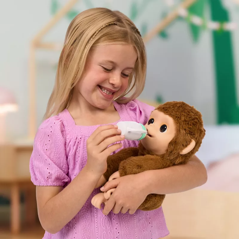Moose Toys My Baby Monkey Mango, Chłopiec/Dziewczynka, 4 lat(a), Efekty świetlne, Dźwięk