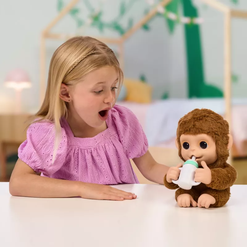 Moose Toys My Baby Monkey Mango, Chłopiec/Dziewczynka, 4 lat(a), Efekty świetlne, Dźwięk
