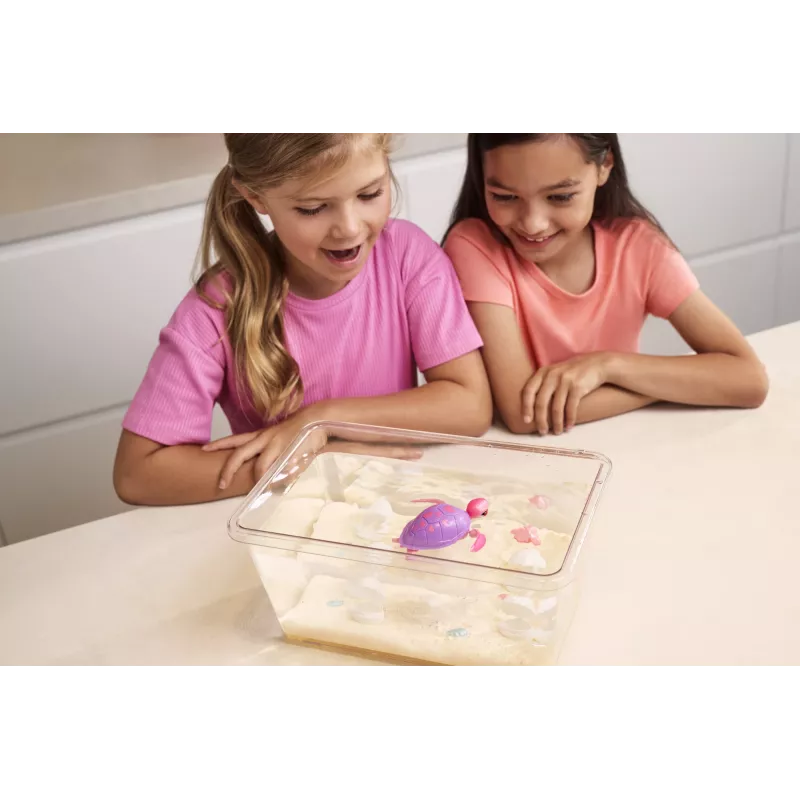 Zuru Pets Alive Mommy Turtle Surprise zabawka interaktywna, wielokolorowy, bateria LR44