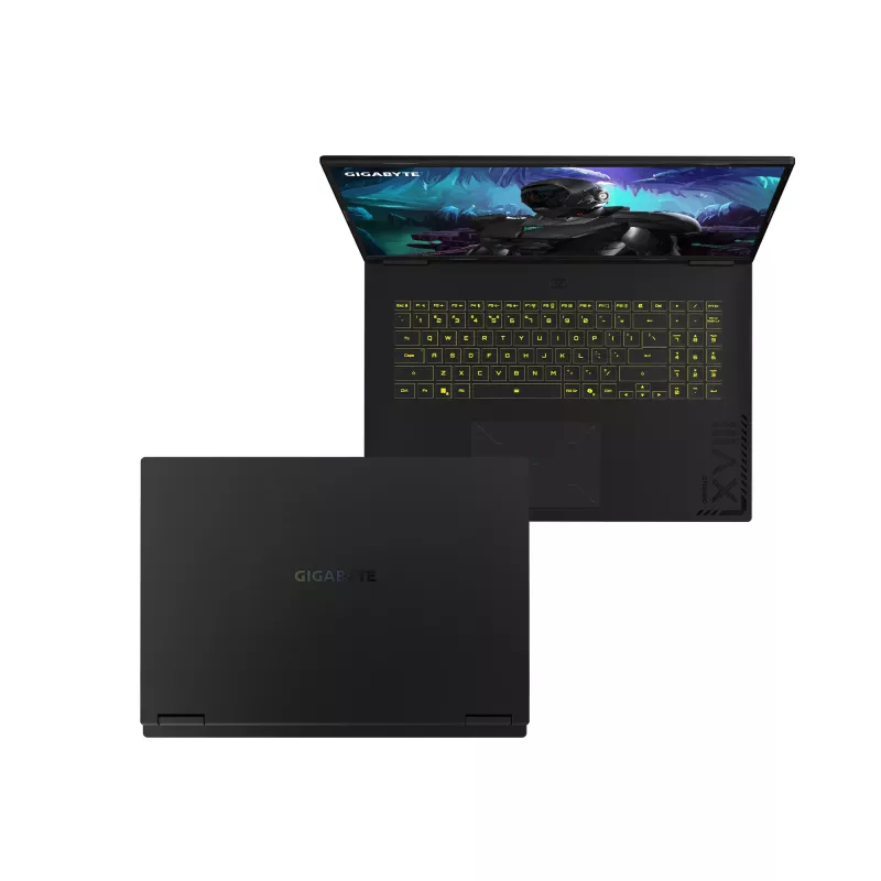 GIGABYTE GAMING A18 3VHK3DEC64SH laptop AMD Ryzen™ 7 260 45,7 cm (18 cali) WQXGA 32 GB DDR5-SDRAM 1 TB SSD NVIDIA GeForce RTX 5060 Wi-Fi 6E (802.11ax) Windows 11 Home Czarny