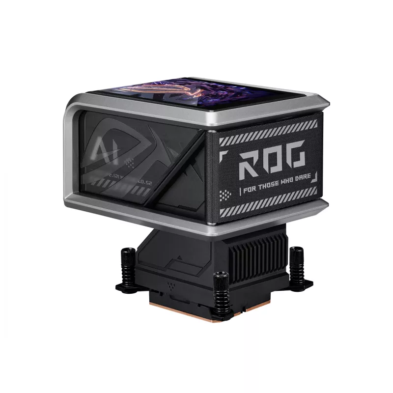 Chłodnica cieczy typu all-in-one ASUS ROG RYUO IV 360 ARGB — chłodnica 360 mm, wentylatory 120 mm, czarna