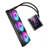 Chłodnica cieczy typu all-in-one ASUS ROG RYUO IV 360 ARGB — chłodnica 360 mm, wentylatory 120 mm, czarna