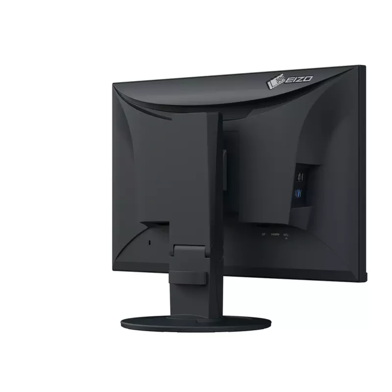 Monitor komputerowy EIZO FlexScan EV2400R-BK 23,8 cala (60,5 cm) Full HD 1920x1080 IPS LCD, 5 ms, hub USB, głośniki, VESA, regulacja wysokości, czarny