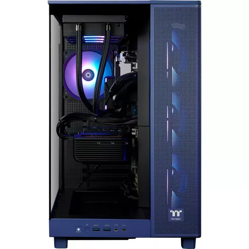 Komputer stacjonarny do gier THERMALTAKE FTW V380XL 9070XT fioletowy/przezroczysty z systemem Windows 11 Pro
