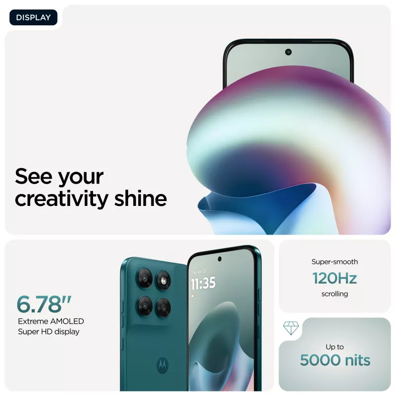 Motorola moto g77 17,3 cm (6,8 cala) Hybrydowy Dual SIM Android 16.0 5G USB Type-C 8 GB 256 GB 5200 mAh Zielony