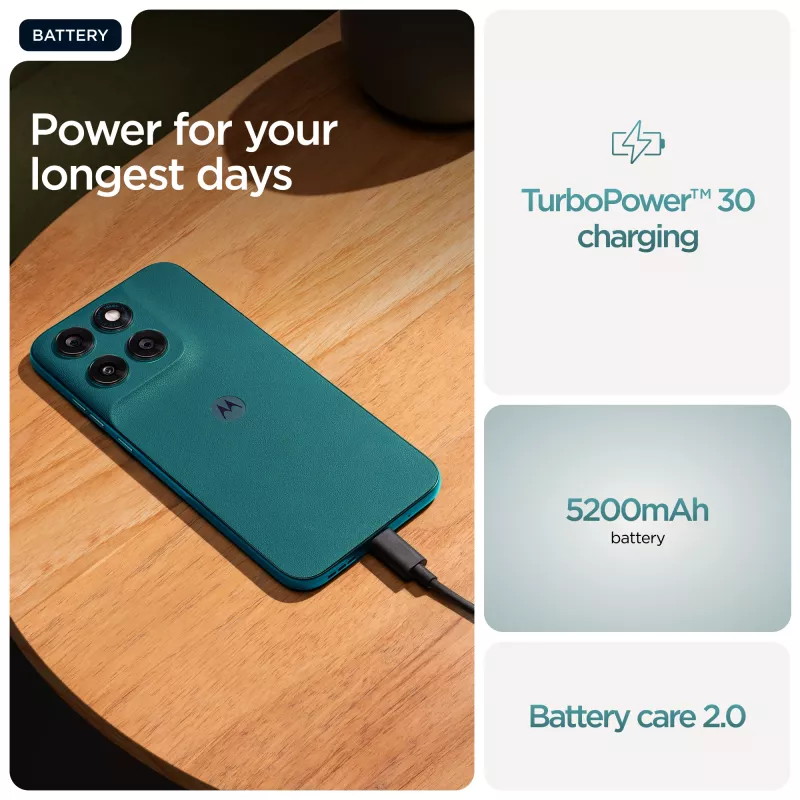 Motorola moto g77 17,3 cm (6,8 cala) Hybrydowy Dual SIM Android 16.0 5G USB Type-C 8 GB 256 GB 5200 mAh Zielony