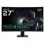 Monitor do gier GIGABYTE GS27FCA z zakrzywionym ekranem o przekątnej 27 cali w rozdzielczości Full HD – 1920 x 1080, 200 Hz, 1 ms, 250 cd/m², FreeSync Premium, gotowość HDR, HDMI 2.0, DisplayPort 1.4