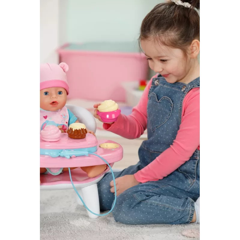 BABY born Stół obiadowy, Stolik dla lalki, od 3 lat, wymagane baterie, efekty dźwiękowe, efekty świetlne