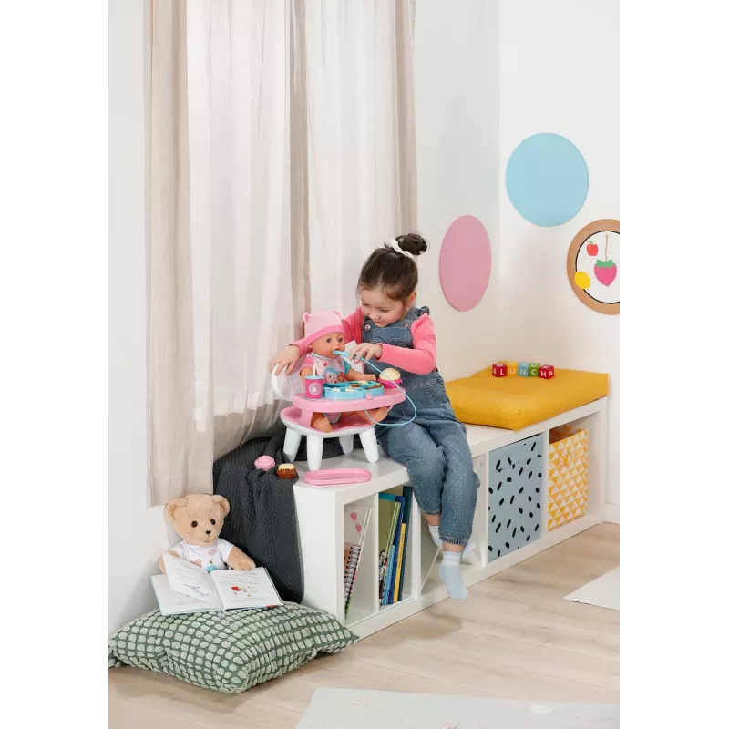 BABY born Stół obiadowy, Stolik dla lalki, od 3 lat, wymagane baterie, efekty dźwiękowe, efekty świetlne