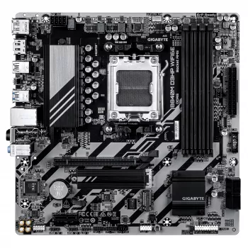 Płyta główna GIGABYTE B840M D3HP WIFI6E Micro ATX — AMD Socket AM5, B840, 4x DDR5 do 8200MHz OC, 2x PCIe 4.0 M.2, Wi‑Fi 6E, 1GbE