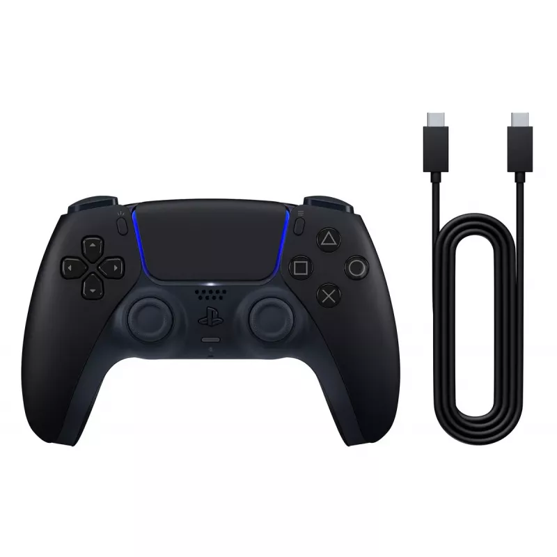 Gamepad Sony DualSense Czarny — Bluetooth/USB, PS5 i PC, USB-C, wbudowana bateria litowo-jonowa