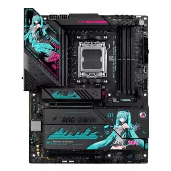 Płyta główna ASUS ROG STRIX X870E-H GAMING MIKU WIFI7 ATX dla gniazd AM5, obsługa DDR5