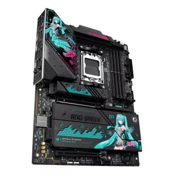 Płyta główna ASUS ROG STRIX X870E-H GAMING MIKU WIFI7 ATX dla gniazd AM5, obsługa DDR5
