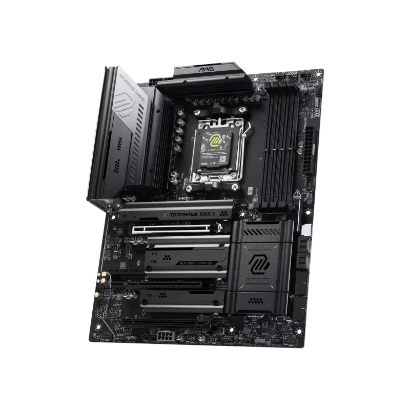 Płyta główna MSI MAG B850 TOMAHAWK MAX WIFI II — AMD B850, Socket AM5, ATX, DDR5, Wi‑Fi 7, 5GbE