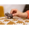 schleich WILD LIFE Mały nosorożec indyjski, 3 lata, Safari, Zabawki z dzikimi zwierzętami / przygodowe, Szary, Plastik