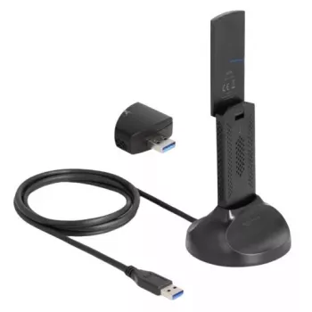 Karta sieciowa DeLOCK 12774 WLAN 2402 Mbit/s USB Wi-Fi 6E