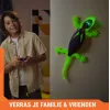 HEX BOTS Świecący w Ciemności Gecko, Zdalnie Sterowany Robot Zabawka dla Dzieci z Akumulatorem, Wspina się po Ścianach do Psikusów i Zabaw, Robot RC dla Chłopców i Dziewczynek od 4 Lat