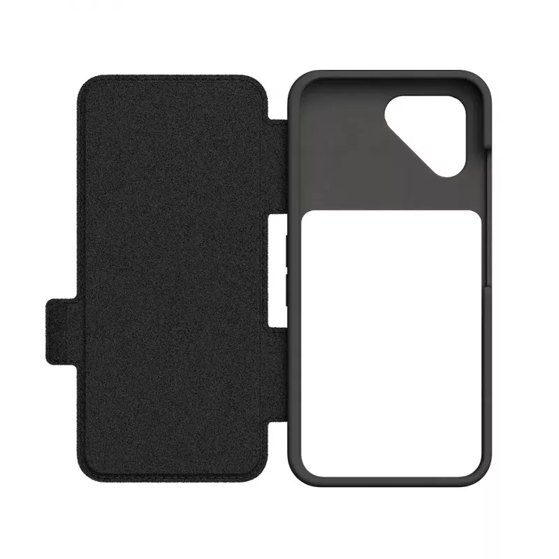 Etui z klapką Fairphone F6FLIP-1ZW-WW1 do Fairphone 6, etui z przednią klapką na ekran 16 cm (6,31 cala), plastik, czarny