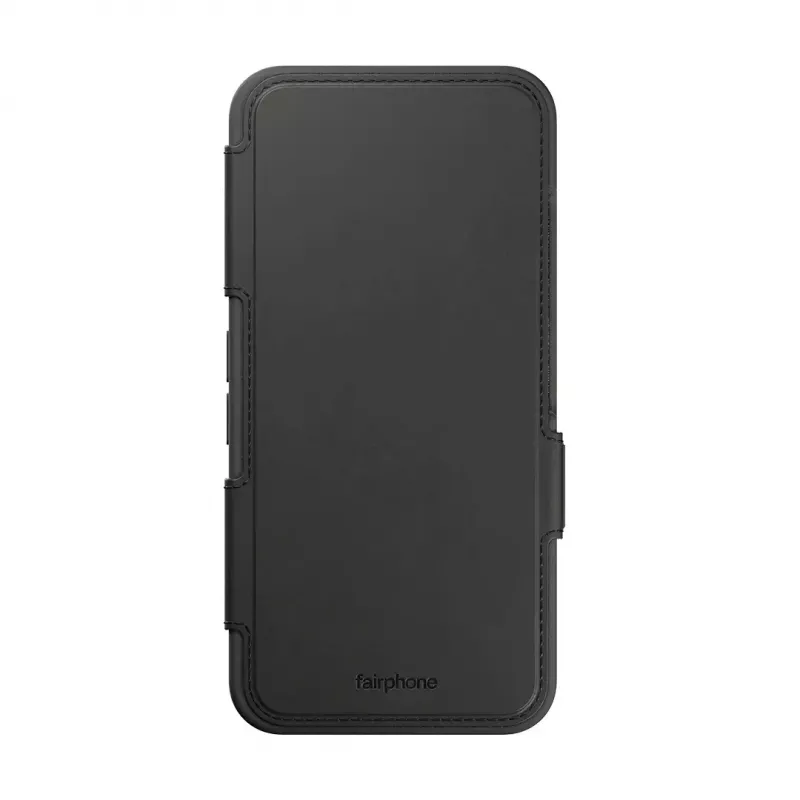 Etui z klapką Fairphone F6FLIP-1ZW-WW1 do Fairphone 6, etui z przednią klapką na ekran 16 cm (6,31 cala), plastik, czarny