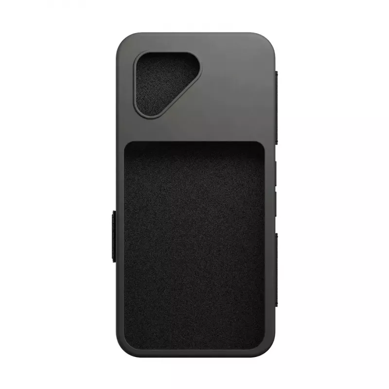 Etui z klapką Fairphone F6FLIP-1ZW-WW1 do Fairphone 6, etui z przednią klapką na ekran 16 cm (6,31 cala), plastik, czarny