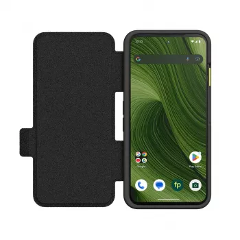 Etui z klapką Fairphone F6FLIP-1ZW-WW1 do Fairphone 6, etui z przednią klapką na ekran 16 cm (6,31 cala), plastik, czarny