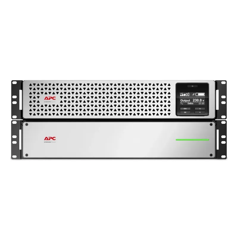 APC Smart-UPS On-Line, 3kVA, litowo-jonowy, Rackmount 4U, 230V, 6x C13+2x C19 gniazda IEC, SmartSlot, wydłużony czas pracy, zestaw szyn w zestawie