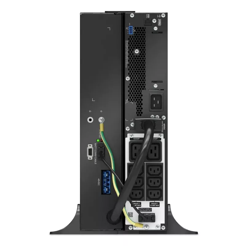 APC Smart-UPS On-Line, 3kVA, litowo-jonowy, Rackmount 4U, 230V, 6x C13+2x C19 gniazda IEC, SmartSlot, wydłużony czas pracy, zestaw szyn w zestawie