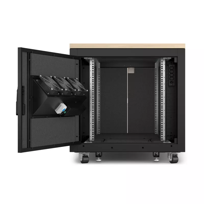 APC NetShelter Soundproof, 12U, Obudowa serwerowa, klon