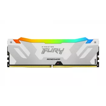 Desktop DDR5 32GB 6400MT/s CL32 288-pin DIMM Kingston FURY Renegade RGB biały 1.4V