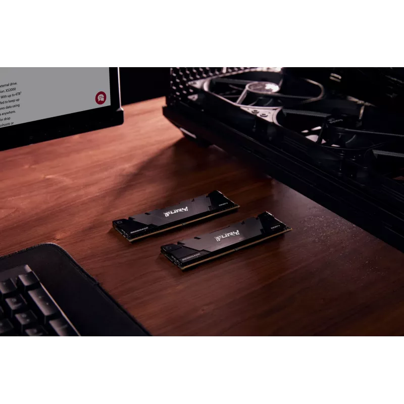 Kingston Technology FURY 8GB 3600MT/s DDR4 CL16 DIMM Renegade Czarny