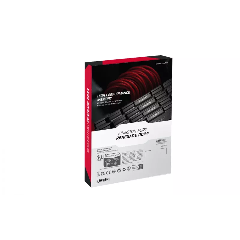 Kingston Technology FURY 32GB 3600MT/s DDR4 CL18 DIMM Renegade Czarny
