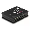 Czytnik kart DeLOCK 91007 USB 2.0 Czarny CF MMC MS MicroSD xD