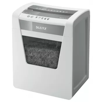 Niszczarka do papieru Leitz IQ Office P4, cięcie krzyżowe, 22,3 cm, 4 x 40 mm, 23 L, 225 arkuszy, 55 dB