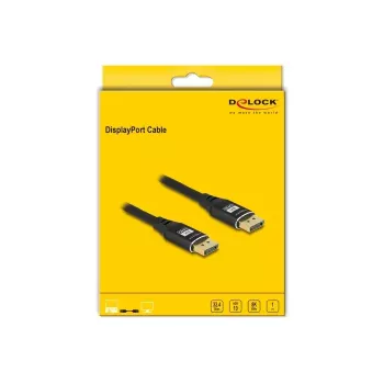 Kabel DeLOCK DisplayPort 8K 60 Hz 1 m czarny metal
