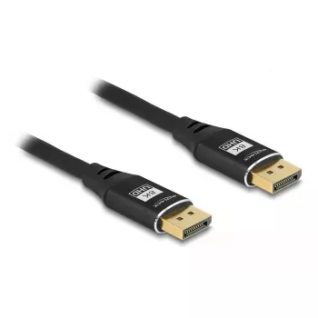 Kabel DeLOCK DisplayPort 8K 60 Hz 1 m czarny metal
