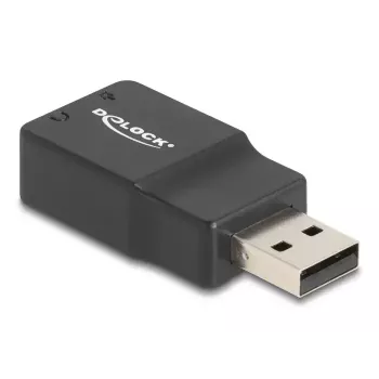 DeLOCK Zewnętrzna karta dźwiękowa USB DeLOCK 66634 USB-A na 2 x 3,5 mm