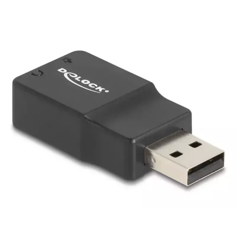 DeLOCK Zewnętrzna karta dźwiękowa USB DeLOCK 66634 USB-A na 2 x 3,5 mm