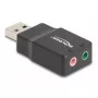 DeLOCK Zewnętrzna karta dźwiękowa USB DeLOCK 66634 USB-A na 2 x 3,5 mm