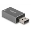 DeLOCK zewnętrzna karta dźwiękowa USB-A męski na 2 x 3,5 mm stereo
