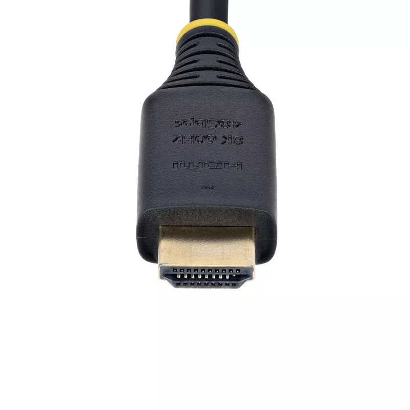 StarTech.com 2m (6ft) Certyfikowany kabel Ultra High Speed HDMI, 8K 60Hz/4K 120Hz, kabel HDMI 2.1 z HDR10+ / eARC, 48Gbps, przewód 8K HDMI do monitora/telewizora/wyświetlacza, elastyczna osłona TPE
