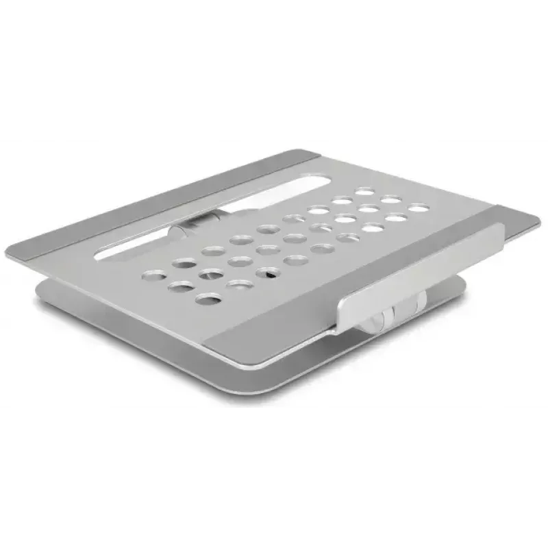 Podstawka pod laptop i tablet DeLOCK 18457 srebrna aluminium obrót 360°