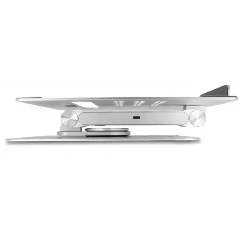 Podstawka pod laptop i tablet DeLOCK 18457 srebrna aluminium obrót 360°