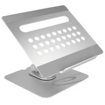 Podstawka pod laptop i tablet DeLOCK 18457 srebrna aluminium obrót 360°
