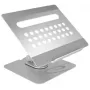 Podstawka pod laptop i tablet DeLOCK 18457 srebrna aluminium obrót 360°