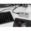DeLOCK 64181 USB Hub 3.2 Gen 2 Type-A 10000 Mbit/s Szary
