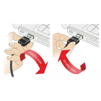 Kabel USB DeLOCK 1m USB 2.0 A - mini USB m/m