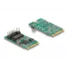 DeLOCK 95272 Wewnętrzna karta sieciowa 2500 Mbit/s Przewodowa M.2 Ethernet
